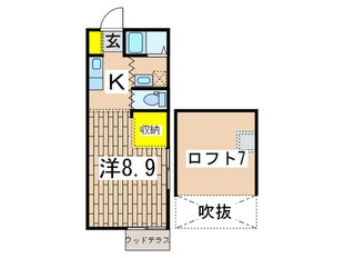 ダイユー４５番館の物件間取画像